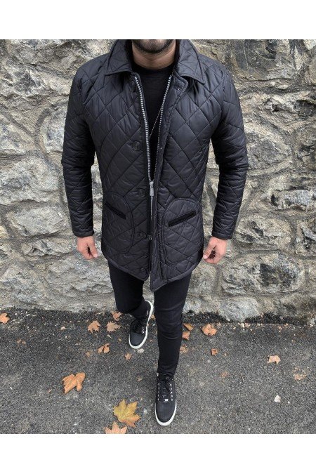 Siyah Erkek Mont