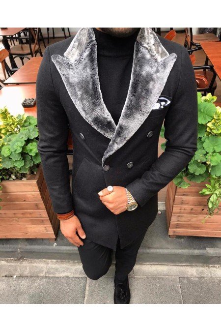 Siyah Erkek Mont