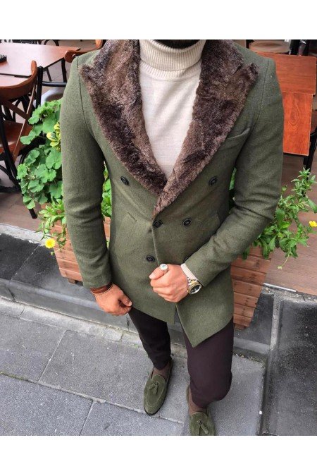 Haki Erkek Mont