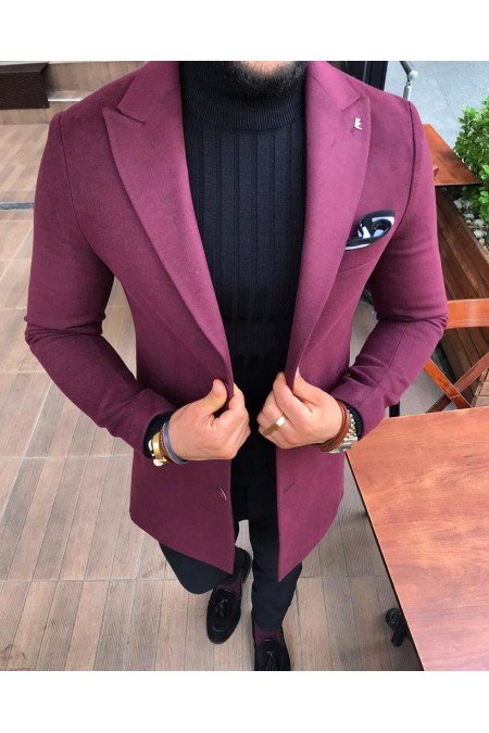 Mor Erkek Ceket