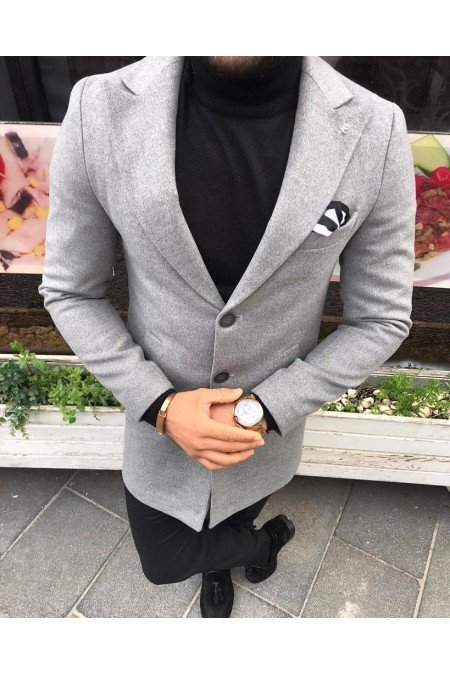 Gri Erkek Ceket
