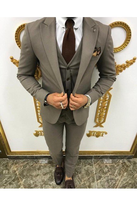 Vizon Erkek Takım Elbise 3 Lü