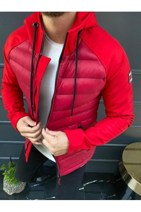 Kırmızı Erkek Mont