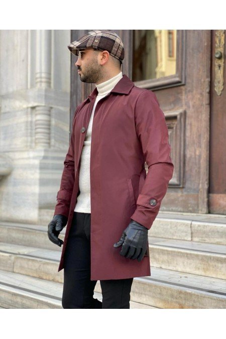 Bordo Erkek Mont Bordo Erkek Mont