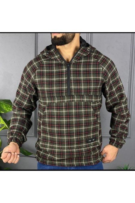 Ekose Erkek Sweatshırt