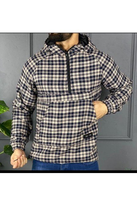 Ekose Erkek Sweatshırt