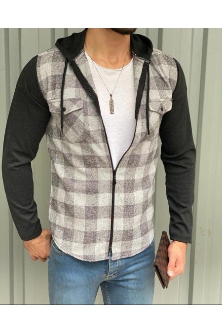 Ekose Erkek Hırka Ekose Erkek Hırka