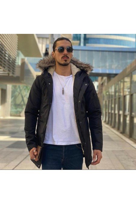 Siyah Erkek Mont Siyah Erkek Mont