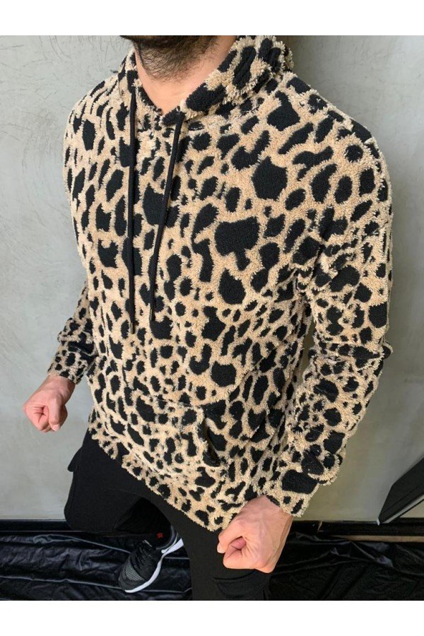 Leopar Erkek Sweatshırt Leopar Erkek Sweatshırt