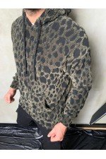 Leopar Erkek Sweatshırt Leopar Erkek Sweatshırt