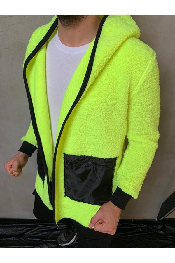 Sarı Erkek Sweatshırt Sarı Erkek Sweatshırt