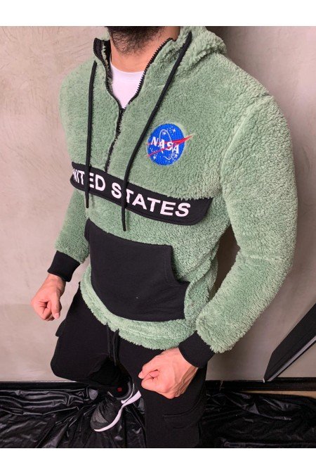 Yeşil Erkek Sweatshırt