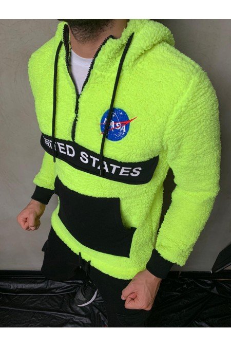 Sarı Erkek Sweatshırt