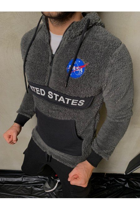 Antrasit Erkek Sweatshırt