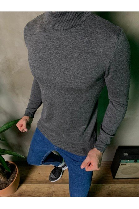 Antrasit Erkek Kazak