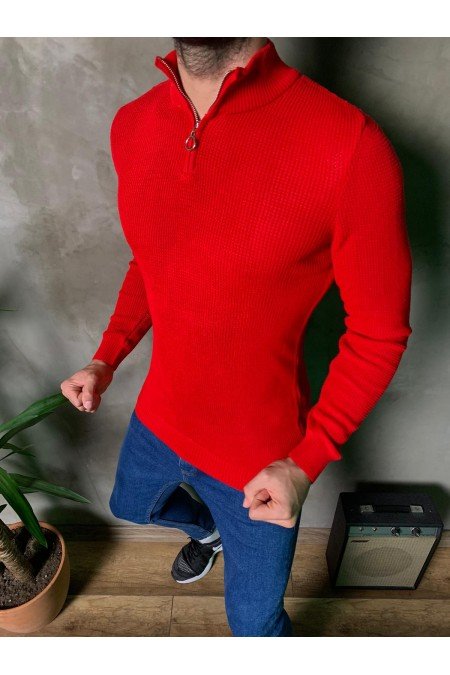 Kırmızı Erkek Kazak