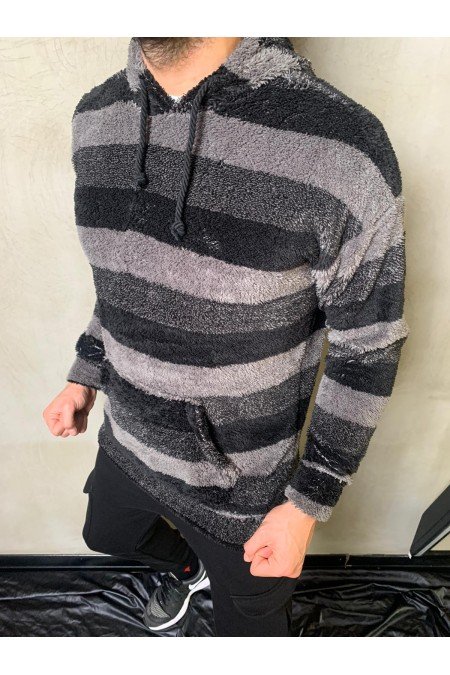 Çizgili Erkek Sweatshırt