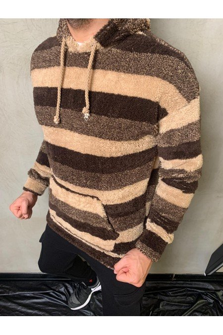 Çizgili Erkek Sweatshırt