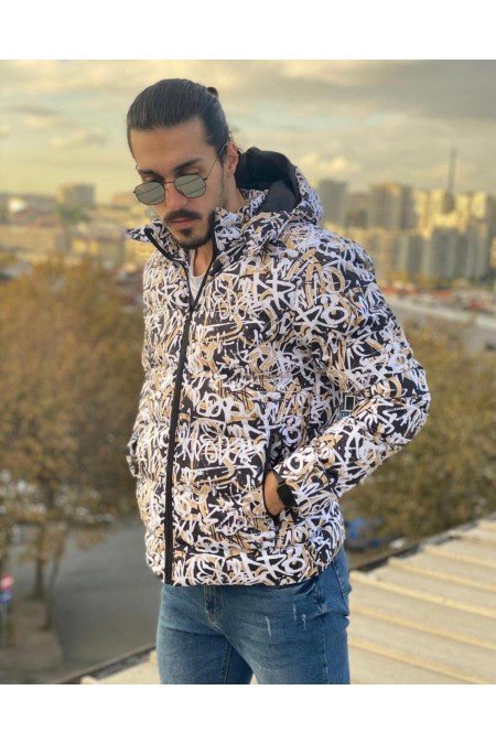 Desenli Erkek Mont Desenli Erkek Mont