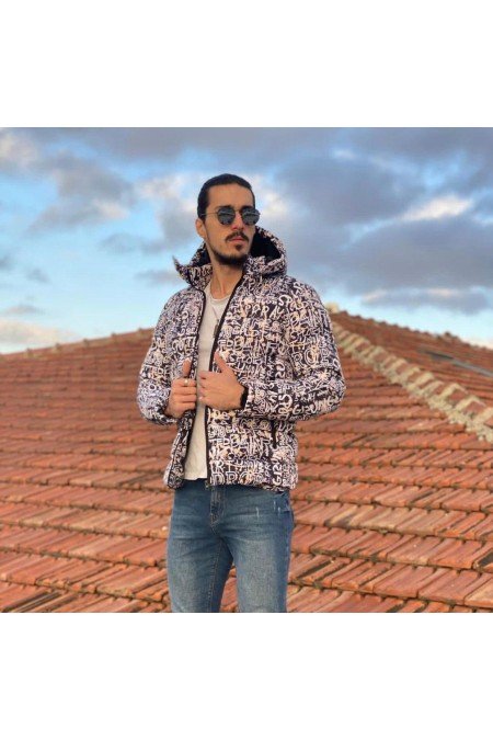 Desenli Erkek Mont Desenli Erkek Mont