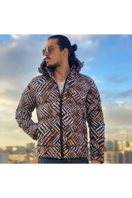 Desenli Erkek Mont Desenli Erkek Mont