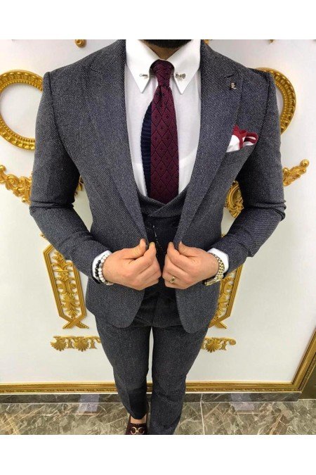 Antrasit Erkek Takım Elbise