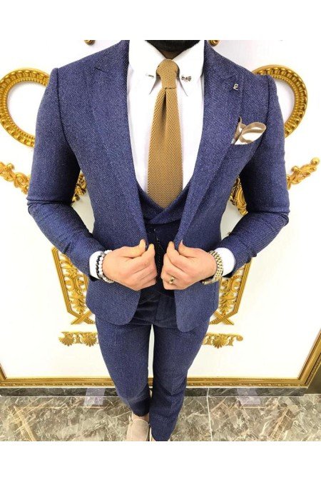 Mavi Erkek Takım Elbise