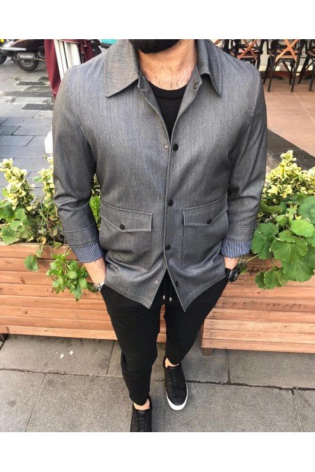 Gri Erkek Ceket
