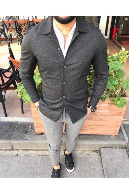 Antrasit Erkek Ceket