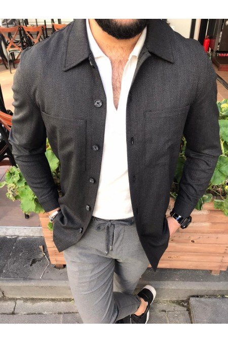 Antrasit Erkek Ceket