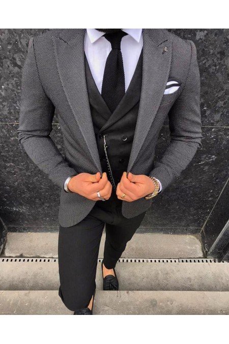 Antrasit Erkek Ceket