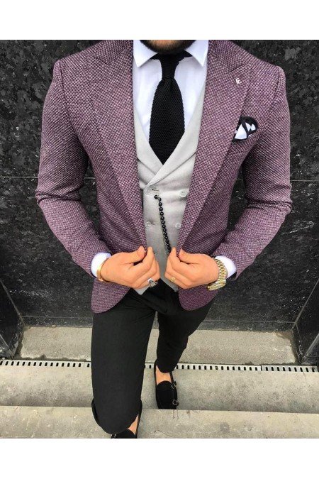 Mürdüm Erkek Takım Elbise