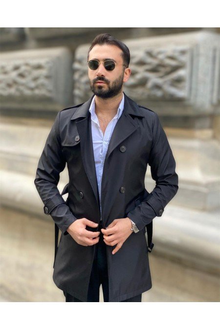 Siyah Erkek Mont Siyah Erkek Mont