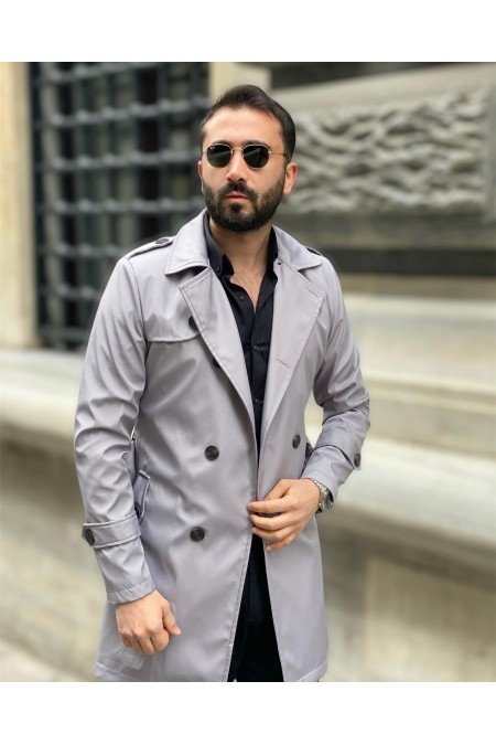 Gri Erkek Mont Gri Erkek Mont