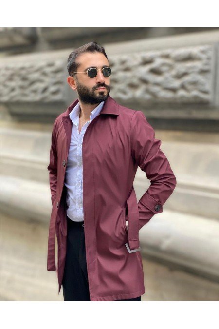 Bordo Erkek Mont Bordo Erkek Mont