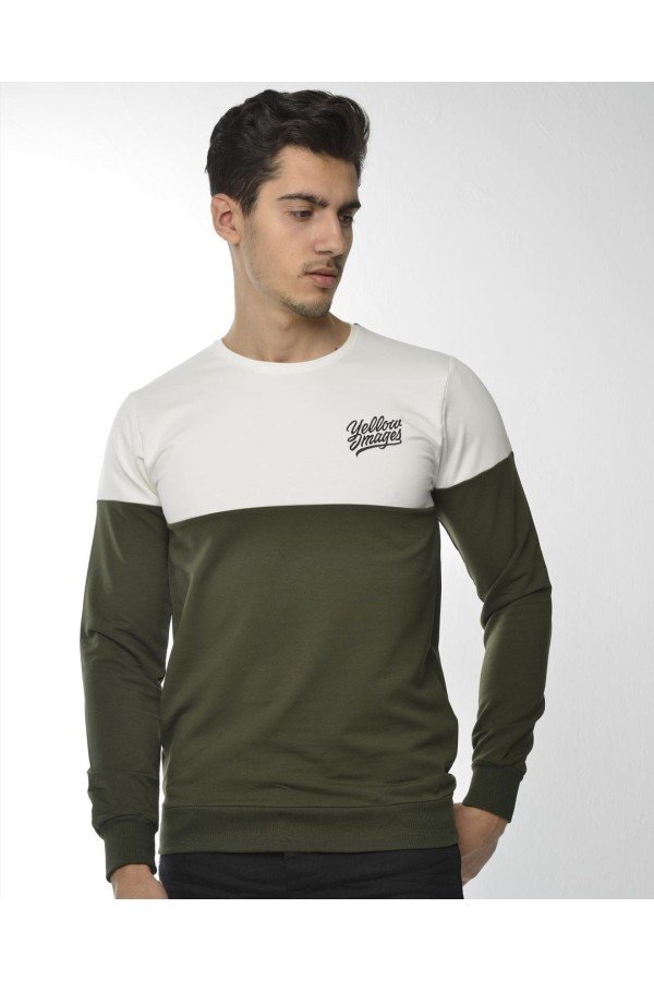 Yeşil Erkek Sweatshırt Yeşil Erkek Sweatshırt