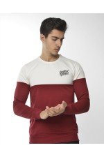 Bordo Erkek Sweatshırt Bordo Erkek Sweatshırt