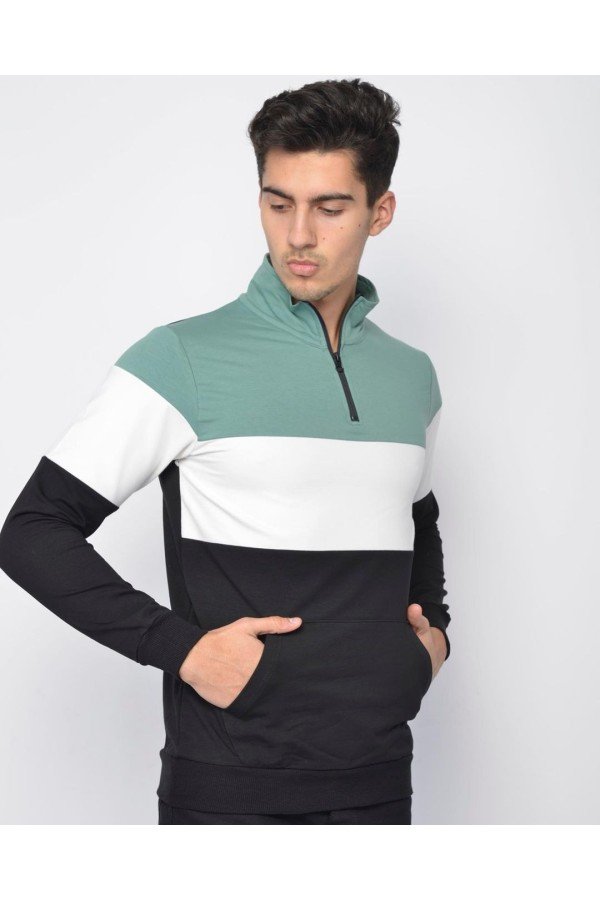 Renkli Erkek Sweatshırt Renkli Erkek Sweatshırt