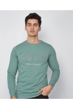 Yeşil Erkek Sweatshırt Yeşil Erkek Sweatshırt