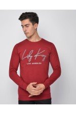 Bordo Erkek Sweatshırt Bordo Erkek Sweatshırt