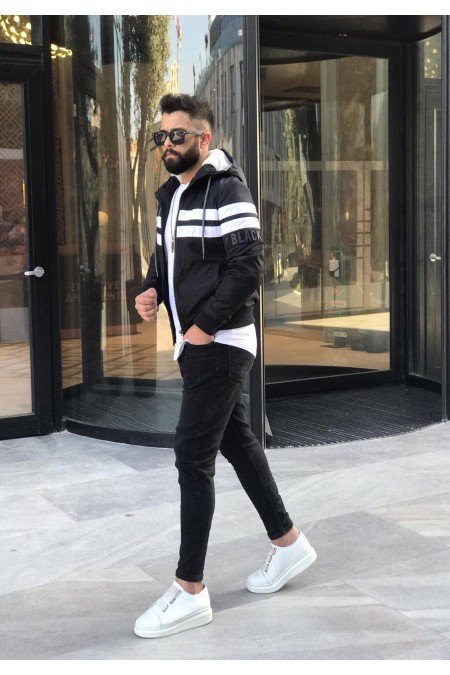 Siyah Erkek Mont Siyah Erkek Mont