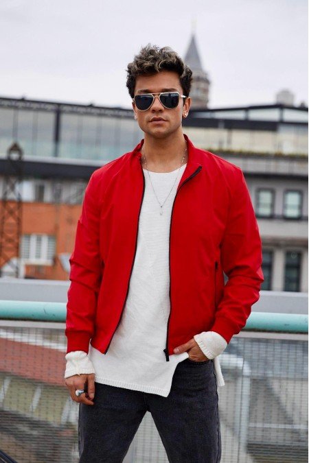 Kırmızı Erkek Mont Kırmızı Erkek Mont