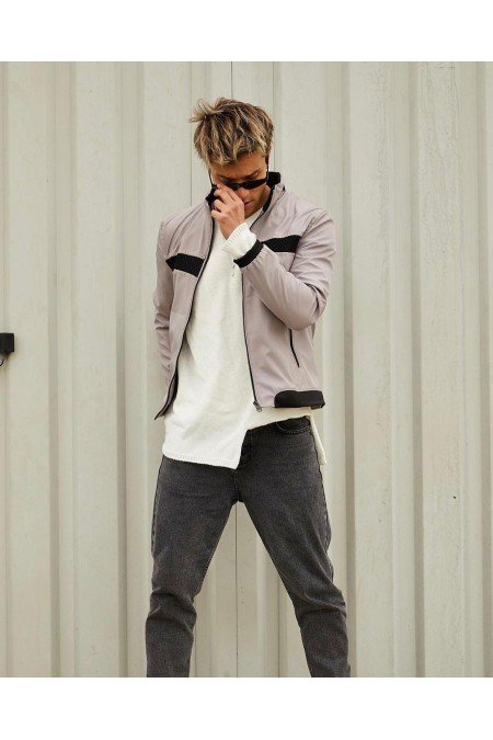 Gri Erkek Mont Gri Erkek Mont