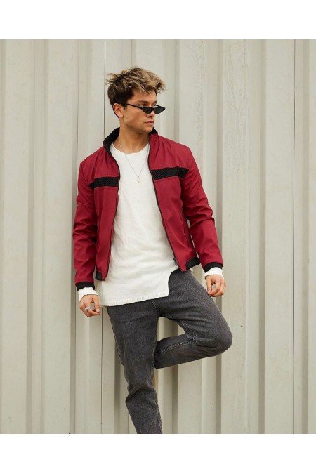 Kırmızı Erkek Mont Kırmızı Erkek Mont