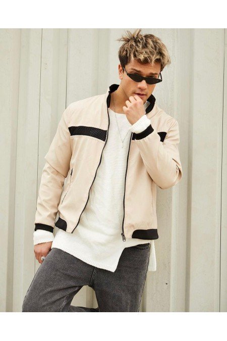 Ekru Erkek Mont Ekru Erkek Mont