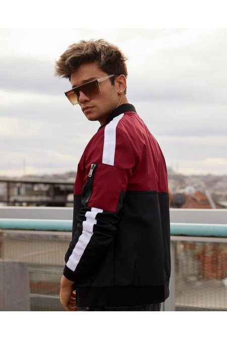 Bordo Erkek Mont Bordo Erkek Mont