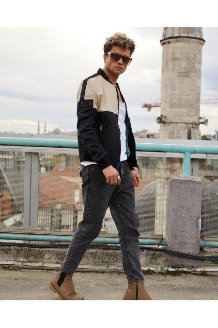 Bej Erkek Mont Bej Erkek Mont