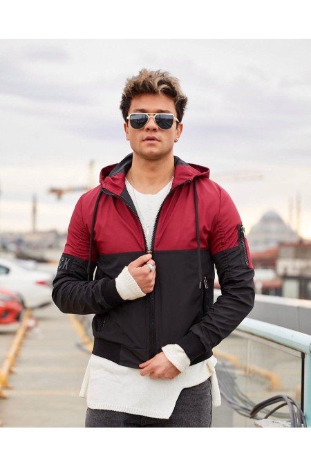 Kırmızı Erkek Mont Kırmızı Erkek Mont