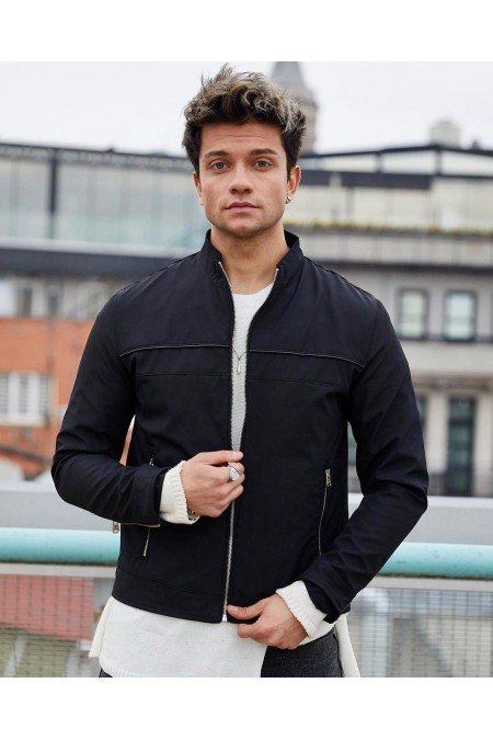 Siyah Erkek Mont Siyah Erkek Mont