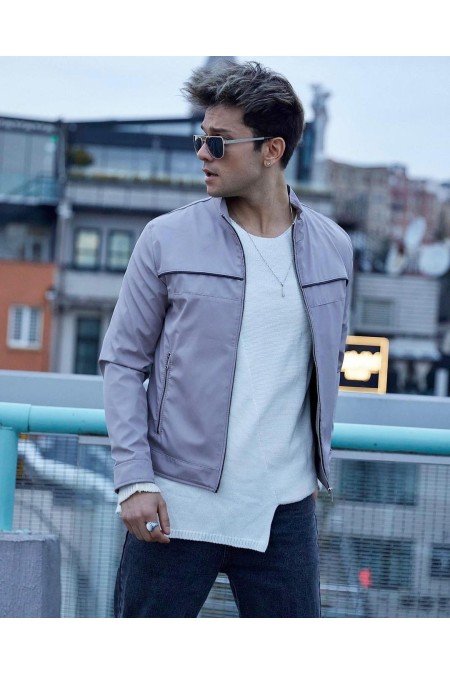 Lila Erkek Mont Lila Erkek Mont